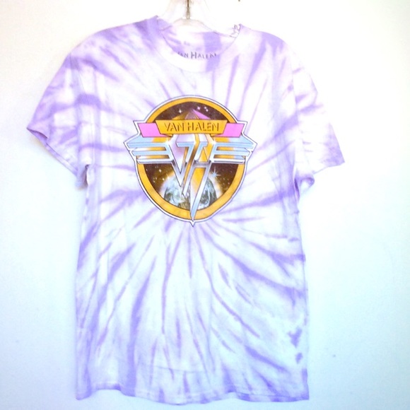 Van halen tie dye shirt Clearance